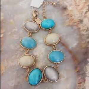 Charming Charlie Faux Stone Vintage Bracelet NWT